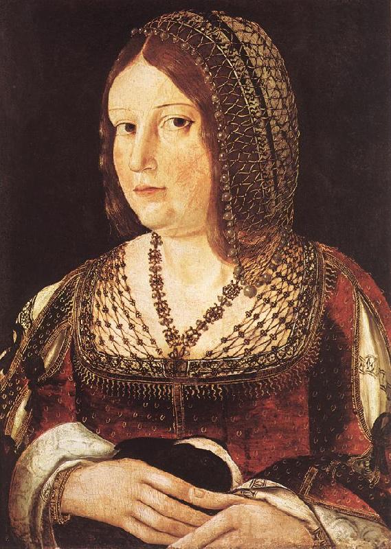 BURGOS, Juan de Lady with a Hare oil painting image